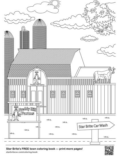 Freddy Hill Farms (1955–2025) coloring page
