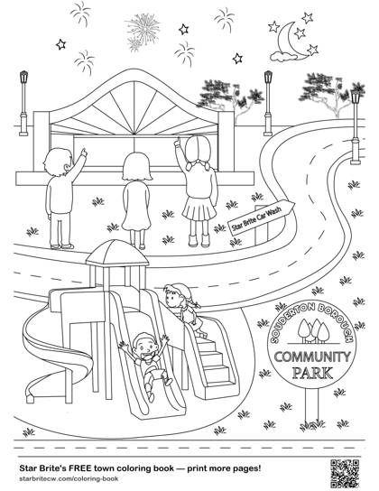 Souderton Community Park coloring page