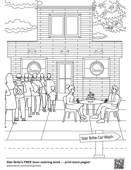 Downtown Scoop coloring page