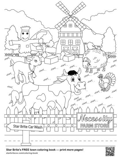 Necessity Farms coloring page