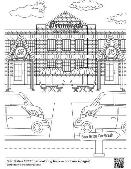 Henning's Market coloring page