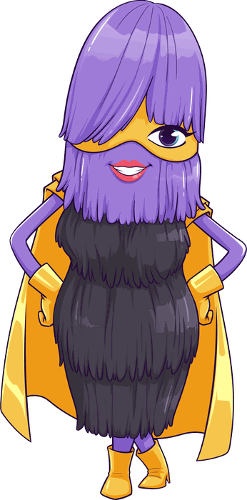Wanda the Wrap, a Star Brite Car Wash character