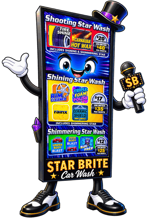 Marquee, the Star Brite menu sign
